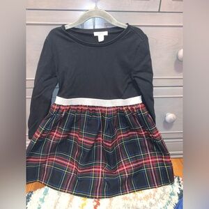 Crewcuts Black and Plaid Kids Dress